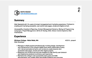 Resume